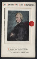 AK The Cynicus Post Card Biographies, Dichter Dryden, Kleine Infobroschüre  - Ecrivains