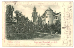 Relief-AK Neuenstadt A. D. Linde, Schloss Mit Linde  - Sonstige & Ohne Zuordnung