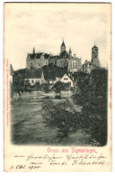 Relief-AK Sigmaringen, Blick Zum Hohenzollernschloss  - Sonstige & Ohne Zuordnung