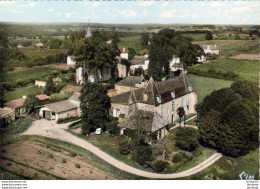 D24   MONTAZEAU  Vue Aérienne  Le Château Et L'Église - Andere & Zonder Classificatie