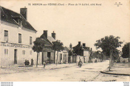 D18  MEHUN SUR YÈVRE  Place Du 14 Juillet Côté Nord - Mehun-sur-Yèvre