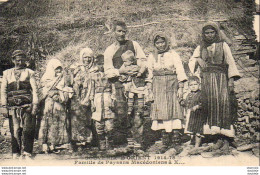 GRÈCE Souvenir D'Orient Famille De Paysans Macédoniens à X ( Vu Une Carte Avec Florina Manuscrit ) - Greece