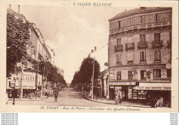 D03  VICHY  Rue De Paris - Carrefour Des Quatre Chemins - Vichy