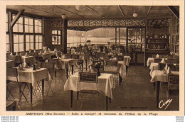 D74  AMPHION  Salle à Manger Et Terrasse De L'Hôtel De La Plage - Autres & Non Classés