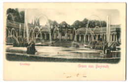 Relief-AK Bayreuth, Eremitage Mit Wasseranlage  - Sonstige & Ohne Zuordnung