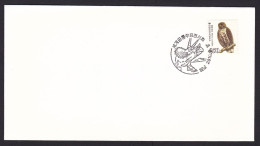 South Korea: Cover, 2010, 1 Stamp, Bird, Special Cancel Dinosaur, Prehistoric Animal, No Address (traces Of Use) - Corea Del Sur