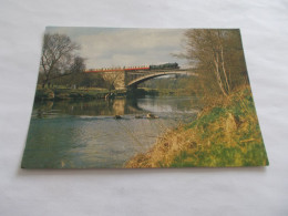 THEME TRAIN LOCOMOTIVE  SEVERN VALLEY RAILWAY ENGLAND BRIDGNORTH SHROPSHIRE BEWDLEY WORCESTERSHIRE  SUR UN PONT - Trenes