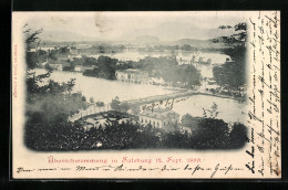 AK Salzburg, Überschwemmung Am 14. Sept. 1899, Hochwasser  - Other & Unclassified