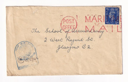 Maritime Mail 1942 England Passed By Censor From H.M. Ship WW2  Censure Militaire Seconde Guerre Mondiale - Lettres & Documents