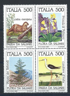 Italie N°1658/61** (MNH) 1985 - Faune Et Flore - 1981-90: Nieuw/plakker