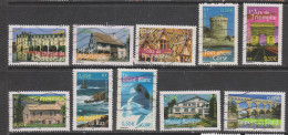 Yvert 3595 / 3604 Carnets De Région - Used Stamps