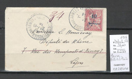 Maroc - Lettre FM - Tresor Et Postes Aux Armées - MAZAGAN- 1914 - Lettres & Documents