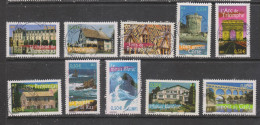 Yvert 3595 / 3604 Carnets De Région Cachets Ronds - Used Stamps