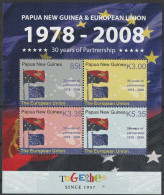 Papua-Neuguinea: 2008,  Blockausgabe: Mi. Nr. 59, 30 Jahre Partnerschaft Mit Der Europäischen Union. **/MNH - Papua Nuova Guinea