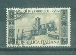 ITALIE - N°696 Oblitéré - Septième Centenaire De La Basilique De Saint-François D'Assise. - 1946-60: Usados