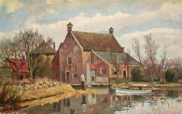 AK Welt Landschaft Belgium H. Gertenhauer Village River - Otros & Sin Clasificación