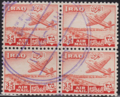 1949 Irak ⵙ Mi:IQ 154, Sn:IQ C6, Yt:IQ PA6, Sg:IQ 335,  Flugzeug über Bauwerken - Irak