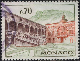 Monaco Poste Obl Yv: 548A Mi:778 Cour D'honneur Du Palais Princier (cachet Rond) - Used Stamps
