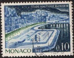 Monaco Poste Obl Yv: 539A Mi:693 Stade Nautique Rainier III (TB Cachet Rond) - Oblitérés