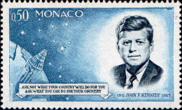 Monaco Poste N** Yv: 658 Mi:789 John Fitzgerald Kennedy - Unused Stamps
