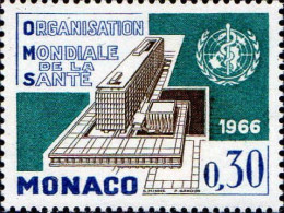 Monaco Poste N** Yv: 703/704 Inauguration Du Siège De L'OMS Genève - Nuevos