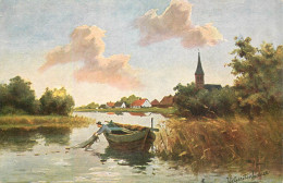 AK Welt Landschaft Belgium H. Gertenhauer Fishing Boat Cacao De Jong - Otros & Sin Clasificación