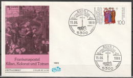 Bund FDC 1989 Nr.1424  1300.Todestag Der Frankenapostel ( D 2620 ) - Sonstige & Ohne Zuordnung