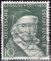 1955 - ALEMANIA - REPUBLICA FEDERAL - GAUSS - YVERT 80 - Oblitérés