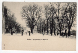 CPA Précurseur Genève Suisse Promenade Saint Antoine Animée éditeur JJ N°2032 - Genève