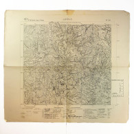 Cartina Geografica, Cartina Militare - Airole - Imperia - Liguria Italia Istituto Geografico Militare Rilievo Anno 1929 - Cartes Géographiques