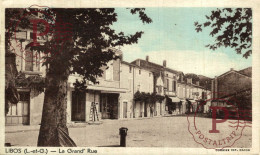 FRANCIA. FRANCE. LIBOS LA GRAND'RUE - Libos