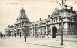 BELGIQUE - Tournai - Vue Sur La Gare - Animé - Carte Postale Ancienne - Tournai