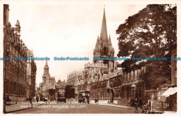 R107676 High Street. Oxford. All Souls College And University College On Left. E - World