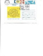 Romania - Postal St.cover Used 1985(148) - Romanian Postmark Day, 15.11.1985 - Schematic Of Postal Wagon Routes - Postal Stationery