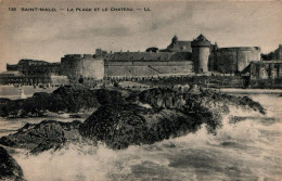 LA Plage Et Le Chateau - Saint Malo