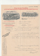 16-Bricq & Cie....Manufacture De Feutres, Tissus, Courroies Pour Usages Industriels..Montbron..(Charente)...1923 - Otros & Sin Clasificación