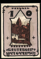 Notgeld Gadebusch 1921, 10 Pfennig, Ortspartie Mit Kirchturm  - [11] Local Banknote Issues