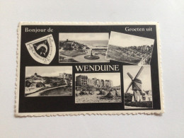 Carte Postale Ancienne (1967) Bonjour De Wenduine - Koksijde