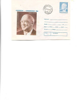 Romania - Postal St.cover Used 1986(157) -  100 Years Since The Birth Of Henri Coanda (1886-1972), 1886-1986 - Postwaardestukken