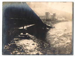 Fotografie Unbekannter Fotograf, Ansicht Kirn, Eisenbahn-Unglück Am 16.1.1918  - Places