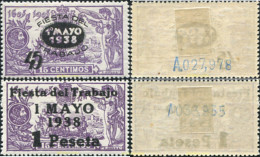 209317 HINGED ESPAÑA 1938 FIESTA DEL TRABAJO - ...-1850 Préphilatélie