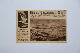 GEX  -  01  -  Hôtel Bellevue  -  AIN - Gex