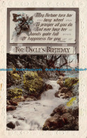 R107797 Old Postcard. For Uncles Birthday. River Falls. Rotary. RP - Monde