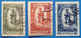 1920 Zu  40-42 / Mi 40-42 / YT 40-42 Obl. Voir Description - Used Stamps