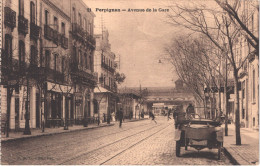 FR66 PERPIGNAN - PBL Béziers 23 - Avenue De La Gare - Coiffeur Café - Animée - Belle - Perpignan