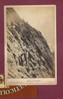 220524 - PHOTO ANCIENNE CABINET CHARNAUX GENEVE SUISSE - Le Mauvais Pas N°127 - Montagne Escaladeur - Places