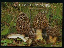 St Thomas Et Prince ** Bloc 53 - Champignons - Mushrooms