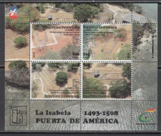 2019 Dominican Republic Isabela Archaeology Columbus  Souvenir Sheet MNH - Dominikanische Rep.