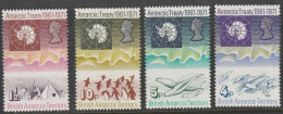 Britisches Antarktis-Territorium: 1971, Mi. Nr. 39-42, 10 Jahre Antarktisvertrag..  **/MNH - Ungebraucht