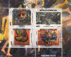 2019 Dominican Republic Ramon Oviedo Art Painting Souvenir Sheet MNH - Repubblica Domenicana